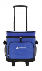 Ozark Trail Rolling 42 cans Soft-Sided Cooler,Blue