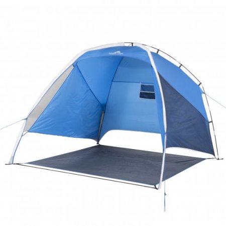 Ozark Trail Sand Island 7.5' x 7.5' Sunshade Beach Tent,with UV Protection and Hidden Pocket