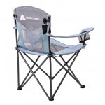 Ozark Trail Oversized Mesh Cooler Chair,Aqua/Grey