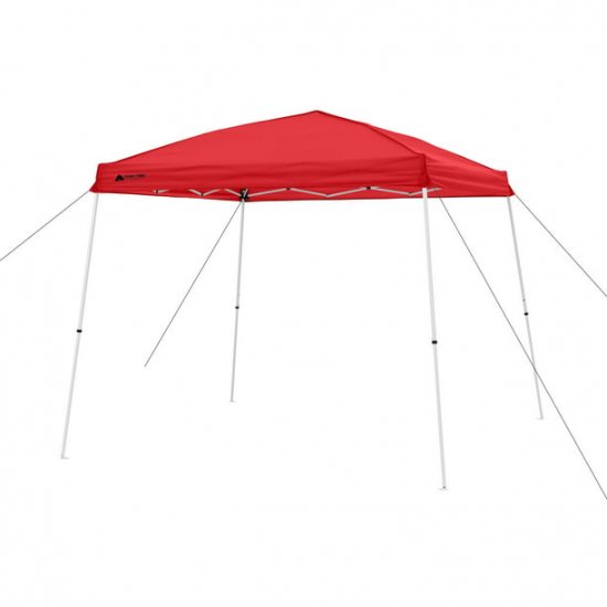 Ozark Trail 10\'x 10\'Simple Push Slant Leg Canopy (100 Sq. ft.)