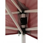 Ozark Trail 4' x 6' Instant Canopy Outdoor Shade Shelter,Brilliant Red; Assembled Dimensions :4 ft. x 6 ft. x 85 in.