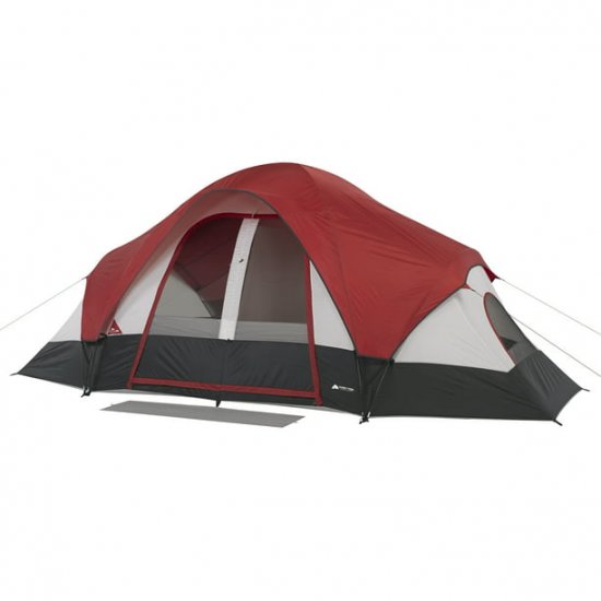 Ozark Trail 8-Person Modified Dome Tent,with Rear Window