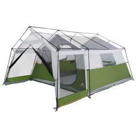 Ozark Trail 8-Person Family Cabin Tent 1 Room with Screen Porch,Green