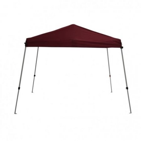 Ozark Trail 10'FT x 10'FT Instant Slant Leg Canopy,Watermelon Red,outdoor canopy