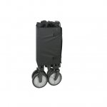 Ozark Trail Folding Multipurpose Camp Wagon Cart,Black