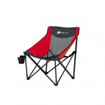 Ozark Trail Camping Chair,Red and Gray