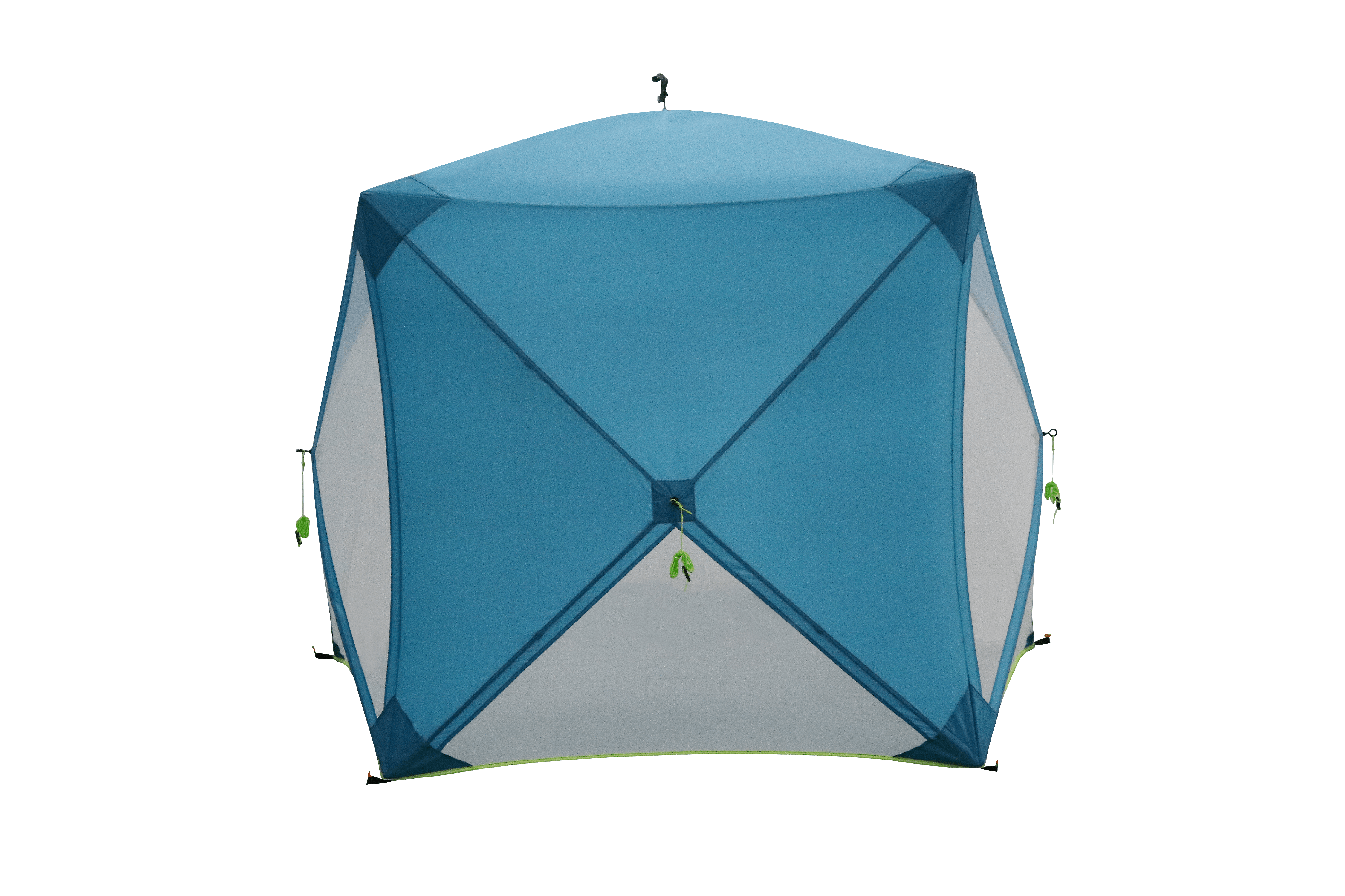 Ozark Trail 6.8 ft x 5.9 ft Pop-up Beach Shelter,Blue